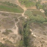 הפרצה בנחל פולג שמפלגת את הרכס ונתנה את שמו לנחל